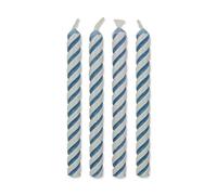 PME CA034 Lot de 24 Bougies, Plastique, Bleu, 0.4 x 0.5 x 4.8 cm CA034