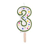 PME CA043 Bougie, Plastique, Vert, 4 x 1 x 6.3 cm CA043