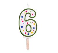 PME CA046 Bougie, Plastique, Vert, 4 x 1 x 6.3 cm CA046