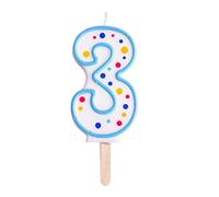 PME CA063 Bougie, Plastique, Bleu, 4 x 1 x 6.3 cm CA063
