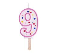 PME CA089 Bougie, Plastique, Rose, 4 x 1 x 6.3 cm CA089