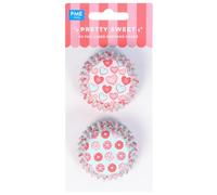PME Caissettes à cupcakes en Aluminium Saint Valentin - Joliment Sucré, Taille Mini (60 pièces)