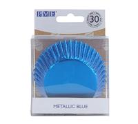 PME - Caissettes à Cupcakes Métalliques - Bleu, 30