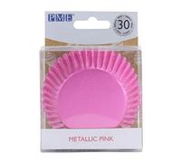 PME - Caissettes à Cupcakes Métalliques - Rose, Lot de 30