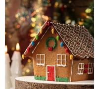 PME Cake Coffret de Décoration Maison en Pain d’Épices de Noël | Glaçage, Vermicelles, Confettis, Nœuds & Cloches (115g)