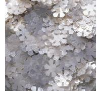 PME Cake Paillettes Comestibles de Noël | Formes Flocon de Neige (1g) | Décorations Scintillantes pour Cupcakes, Biscuits et Pâtisseries d’Hiver