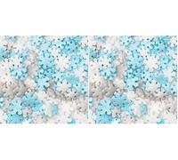 PME Cake Perles Décoratives de Noël | Flocons de Neige (25g) | Décorations Comestibles Festives pour Gâteaux, Cupcakes et Pâtisseries d’Hiver (Lot de 2)