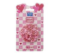 PME Cake Sprinkles Cœurs Roses (25g / 0,9oz)