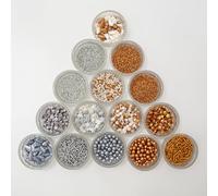 PME Cake Vermicelles Métalliques Assortis | Décorations Comestibles pour Gâteaux & Cupcakes Étincelants | Lot de 30 (180g)