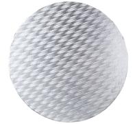 PME CCR821 Fond Rond à Gâteau, Plastique, Argent, 30 x 0,4 x 30 cm