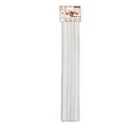 PME Chevilles faciles à Couper 30 cm, Lot de 4, Plastique, Blanc, 12-inch