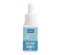 PME Colour Drops Bleu | Colorant Alimentaire à Base d’Huile (20 ml)