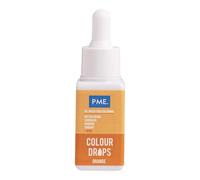 PME Colour Drops Orange | Colorant Alimentaire à Base d’Huile (20 ml)