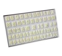 PME Cutter Plastique Lot 64pc-Lower et Lettres majuscules Alphabet