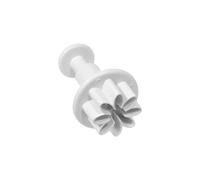 PME DA633 Emporte Pièce à Poussoir Marguerites, Plastique, Blanc, 3.5 x 3.5 x 4 cmDA633