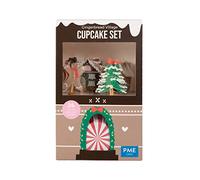 PME - Ensamble pour Cupcake - Gingerbread Village Christmas, Lot de 24