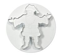 PME FC565 Emporte Pièce Père Noël, Plastique, Blanc, 13 x 13 x 1.5 cmFC565