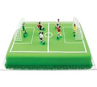 PME FS009 Lot de 9 Décorations Football pour Gâteaux et Cupcakes, Plastique, Multicolore, 10 x 4 x 6.3 cm FS009