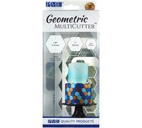 PME GMC104 Lot de 3 emporte-pièces géométriques hexagonaux pour gâteaux Petit, moyen et grand Blanc
