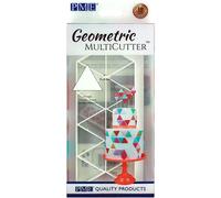 PME GMC112 MultiCutter Géométrique pour Gâteau Design Triangle Taille Moyenne 2,5 cm Blanc