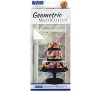 PME GMC123 MultiCutter Géométrique pour Gâteau Triangle Angle Droit Grande Taille 3,2 cm Blanc