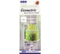 PME GMC141 Multicutter géométrique carré pour gâteau Blanc Taille S 1,9 cm