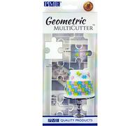 PME GMC153 MultiCutter Géométrique pour Gâteau Puzzle Grande Taille 3,2 cm Blanc