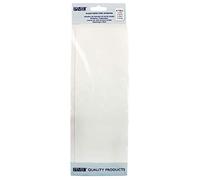 PME Grattoir Blanc Bords Plats, Côté en Plastique, Blanc, 10 x 9.3-inch