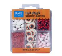PME Halloween Assortiment de Sprinkles de 5-en-1 - Yeux Ensanglantés (67g)