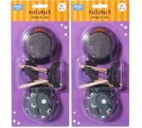 PME Halloween Kit de Caissettes à cupcakes et Toppers - Chauves-souris (48 pièces) (Lot de 2)