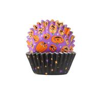 PME Halloween Mini caissettes à cupcakes en Aluminium - Fête des Citrouilles (60 pièces)