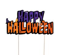PME Halloween Toppers Décorations de Cupcake - Personnages Effrayants (24 pièces)
