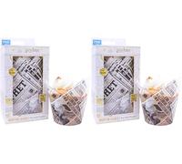 PME Harry Potter Caissettes à muffin, 24 pièces, The Daily Prophet (Lot de 2)