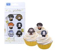 PME Harry Potter Set de 6 Toppers de Cupcakes Comestibles, Personnages