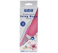 PME IB1022 Lot de 12 Poches à Douille Jetables, Plastique, Transparent, 20 x 0.1 x 30 cmIB1022