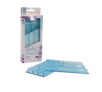 PME Infinity MultiCutter - Thick Stripes, Set of 2, Bleu