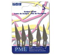 PME - Lames Scalpel de Rechange Pour Couteau à Créations en Sucre, Lot de 5, Yellow