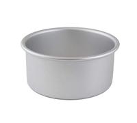 PME LBR073 Moule à gâteau rond profond en aluminium anodisé avec base amovible Argenté 178 mm