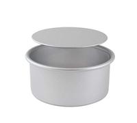 PME LBR123 Moule à gâteau rond profond en aluminium anodisé avec base amovible, 305 mm, argenté
