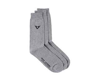 PME Legend Chaussettes en coton pour homme Noir/gris Taille unique, Gris mélangé 940, taille unique