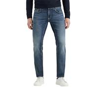PME Legend Jean Commander 3.0 pour homme - Coupe décontractée - Bleu - Deep Mid Blue, Deep Mid Blue Dmb, 30W x 32L
