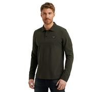 PME Legend Polo à manches longues pour homme American Classic - Coupe droite, Pps2508899-8039 Beluga, XXL