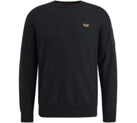 PME Legend Pull à col rond pour homme, col rond, coupe droite, Black 999, XL