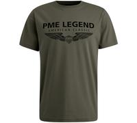 PME Legend T-shirt à col rond pour homme avec logo en élasthanne - Coupe droite, Beluga 8039, L