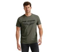 PME Legend T-shirt à col rond pour homme avec logo en élasthanne - Coupe droite, Beluga 8039, M