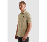 PME Legend T-Shirt 'Polo shirt in piqué with allover print' beige, Taille L