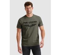 PME Legend T-Shirt 'T-shirt with logo' vert foncé, Taille XL