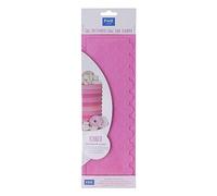 PME Lot de 10 grattoirs latéraux en acrylique à bords hauts pour décoration de gâteaux, Acrylique, transparent, 1" x 3.5"