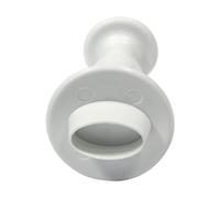 PME MO167 Emporte Pièce à Poussoir Ovale, Plastique, Blanc, 9 x 2 x 9 cmMO167