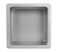 PME - Moule à Gâteau Carré en Aluminium Anodisé, 152 x 152 mm x 75 mm de Profondeur, Argent
